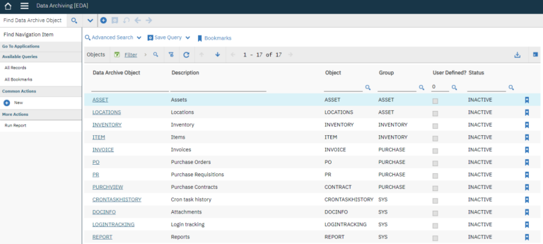 MaximoDev - Maximo data archiving solutions