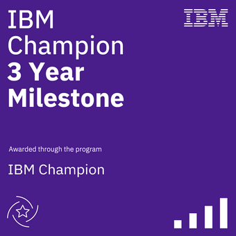 IBM Champion badge